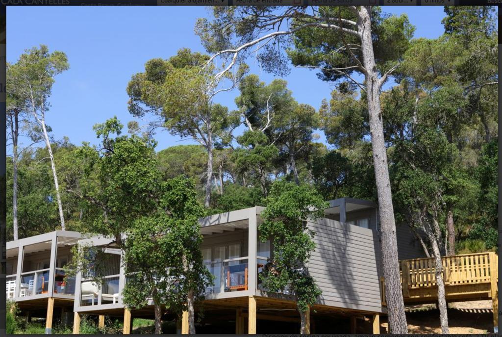 Hotel Camping Sènia Cala Canyelles Lloret de Mar Esterno foto